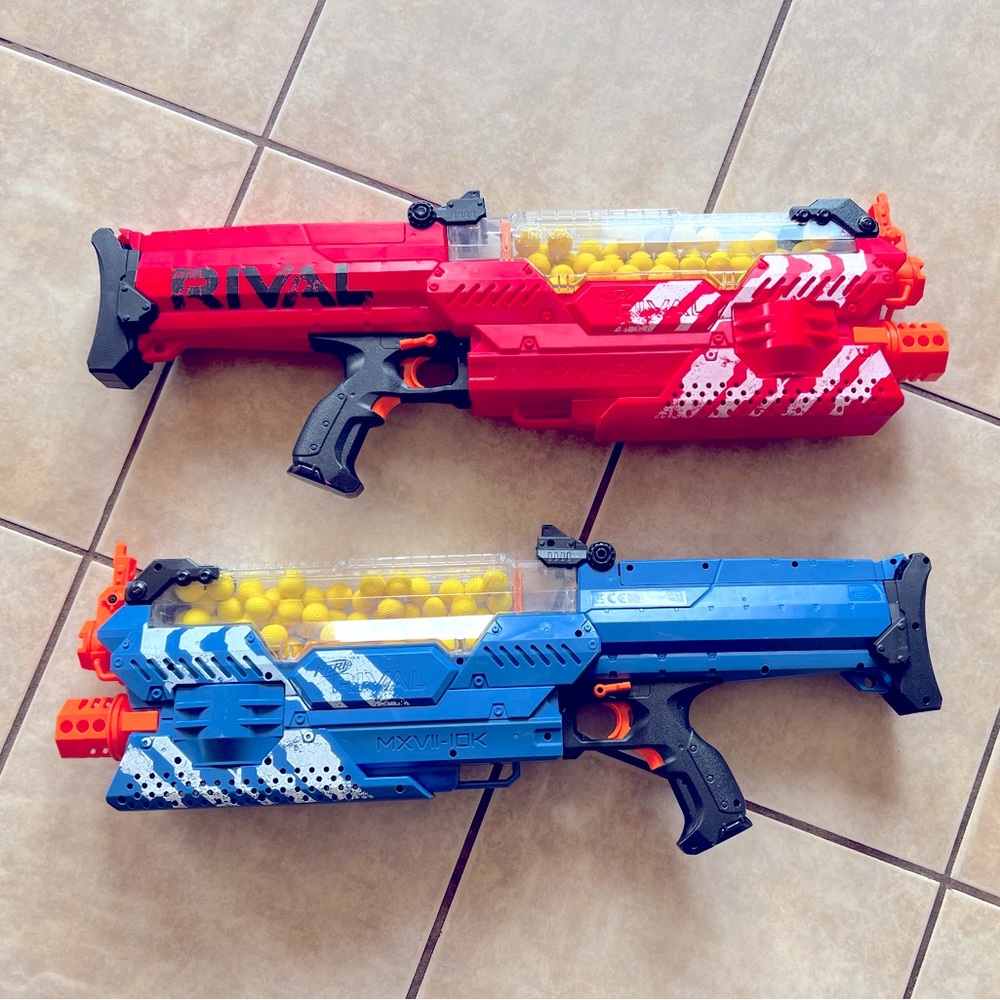 🔫 Nerf RIVAL Nemesis MXVII-10K Motorized Blaster Guns (x2)